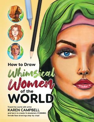 Book cover for How to Draw Whimsical Women of the World