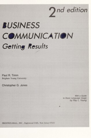 Cover of Business Communication