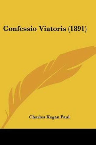 Cover of Confessio Viatoris (1891)