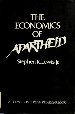 Cover of Economics of Apartheid