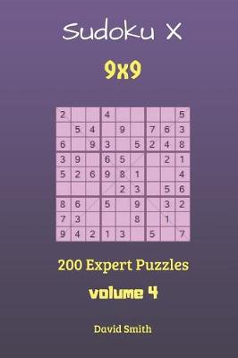 Cover of Sudoku X - 200 Expert Puzzles Vol.4