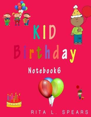 Book cover for Kid Birthday Notebook7