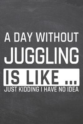 Book cover for A Day without Juggling is like ...