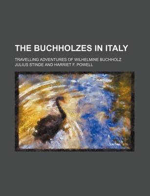 Book cover for The Buchholzes in Italy; Travelling Adventures of Wilhelmine Buchholz