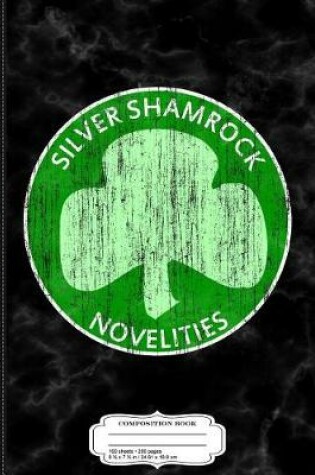 Cover of Vintage Silver Shamrock Novelties Composition Notebook