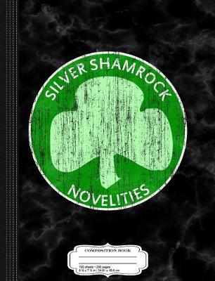 Book cover for Vintage Silver Shamrock Novelties Composition Notebook