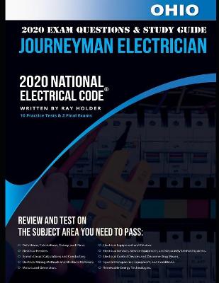 Book cover for Ohio 2020 Journeyman Electrician Exam Questions and Study Guide