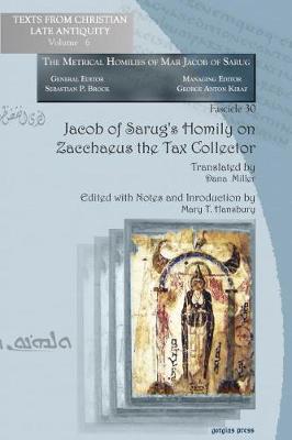 Book cover for Jacob of Sarug's Homily on Zacchaeus the Tax Collector