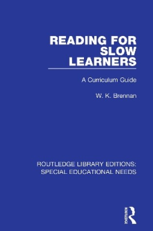 Cover of Reading for Slow Learners