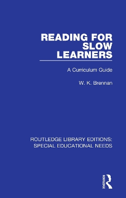 Book cover for Reading for Slow Learners