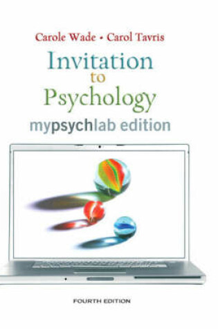 Cover of Invitation to Psychology, MyLab Edition