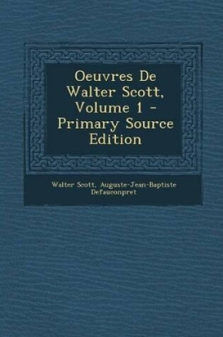 Cover of Oeuvres de Walter Scott, Volume 1