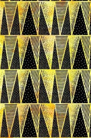 Cover of Bullet Journal Notebook Abstract Triangles Pattern 6