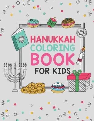 Book cover for Hanukkah Coloring Book For Kids