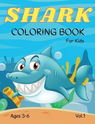Book cover for Shark Coloring Book for Kids