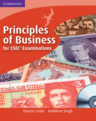 Book cover for Principles of Business for CSEC Examinations Coursebook with CD-ROM