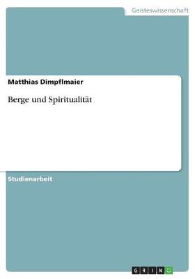 Book cover for Berge und Spiritualitat