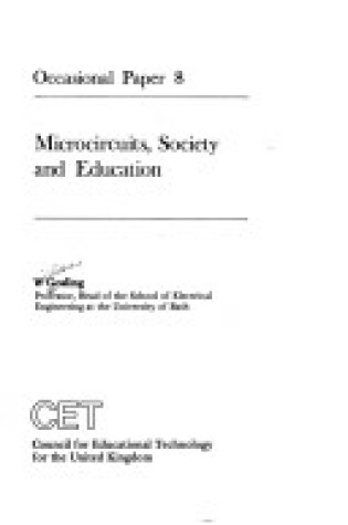 Cover of Microcircuits, Society and Education