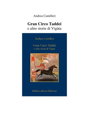 Cover of Gran Circo Taddei e altre storie di Vigata