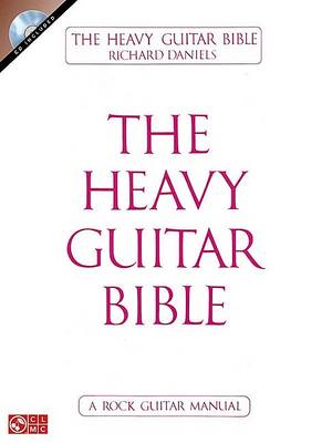 Book cover for The Heavy Guitar Bible