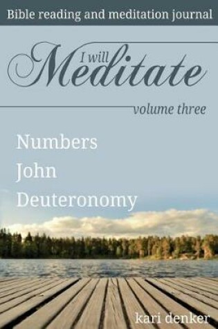 Cover of I Will Meditate -- Volume Three