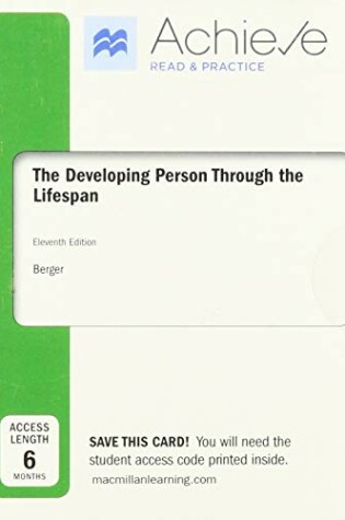 Cover of Achieve Read & Practice for the Developing Person Through the Life Span (1-Term Access)