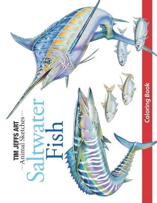 Book cover for Saltwater Fish Coloring Book