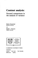 Book cover for Contrast Analysis