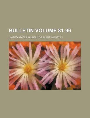 Book cover for Bulletin Volume 81-96