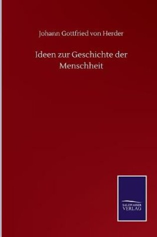 Cover of Ideen zur Geschichte der Menschheit