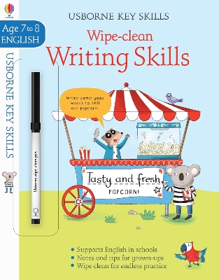 Book cover for Wipe-clean Writing Skills 7-8