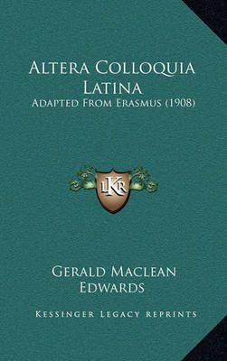Book cover for Altera Colloquia Latina