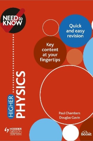 Cover of Need to Know: Higher Physics