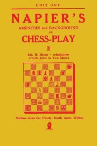 Cover of Napier's Amenities and Background of Chess-Play