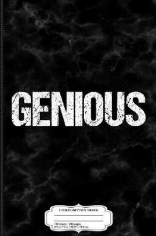 Cover of Genious Genius Misspelling Composition Notebook