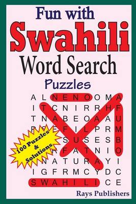 Book cover for Fun with Swahili - Word Search Puzzles