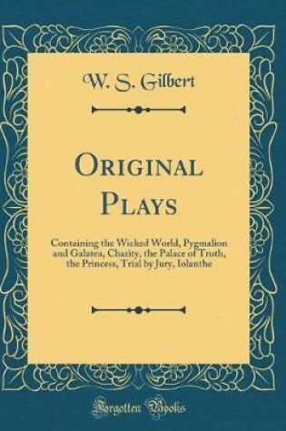 Cover of Original Plays