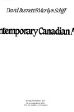 Cover of Contemporary Canadian Art