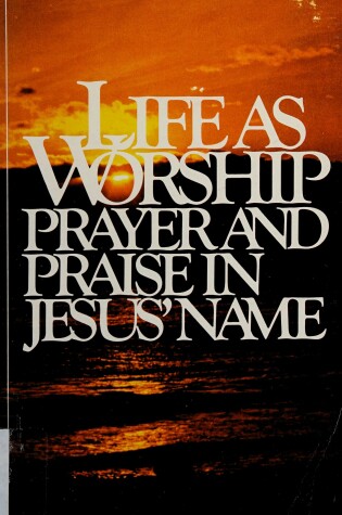 Cover of Life as Worship