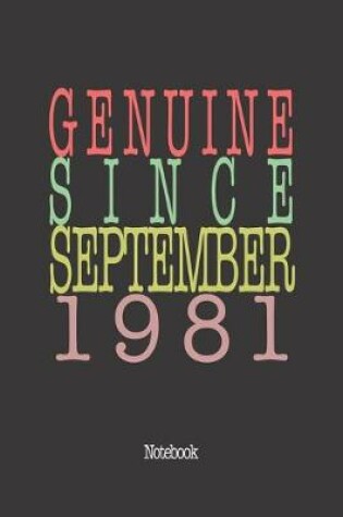 Cover of Genuine Since September 1981