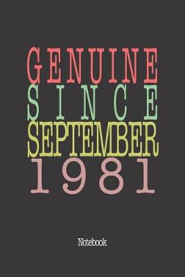 Book cover for Genuine Since September 1981