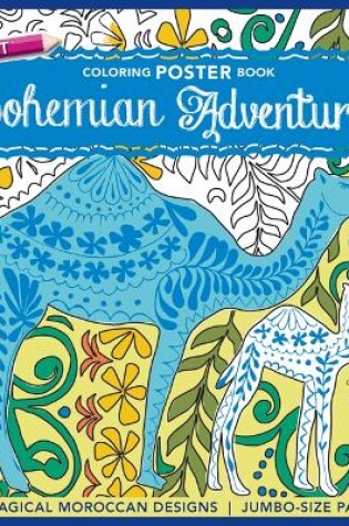 Cover of Bohemian Adventures Coloring Poster Book