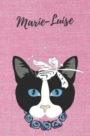 Cover of personalisiertes Geschenke Notizbuch Katze / Malbuch / Tagebuch / Journal / DIN A5 / Marie-Luise