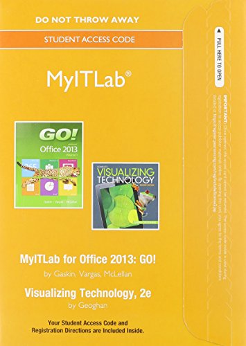 Book cover for MyLab IT without Pearson eText -- Access Card -- for GO! with Visualizing Technology (Replacement Card)