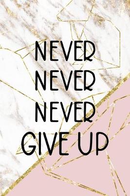 Book cover for Never Never Never Give Up