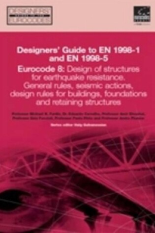 Cover of Designers' Guide to Eurocode 8: Design of buildings for earthquake resistance