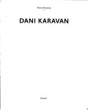 Book cover for Dani Karavan