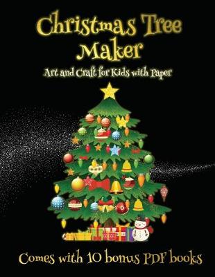 Book cover for Art and Craft for Kids with Paper (Christmas Tree Maker)