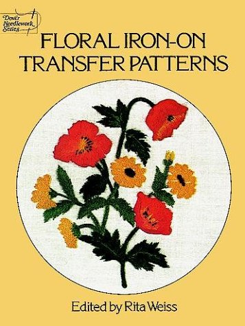 Book cover for Floral Iron-On Transfer Patterns