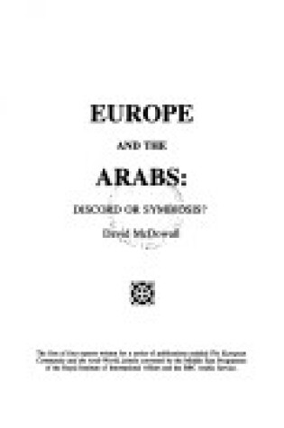 Cover of Europe and the Arabs